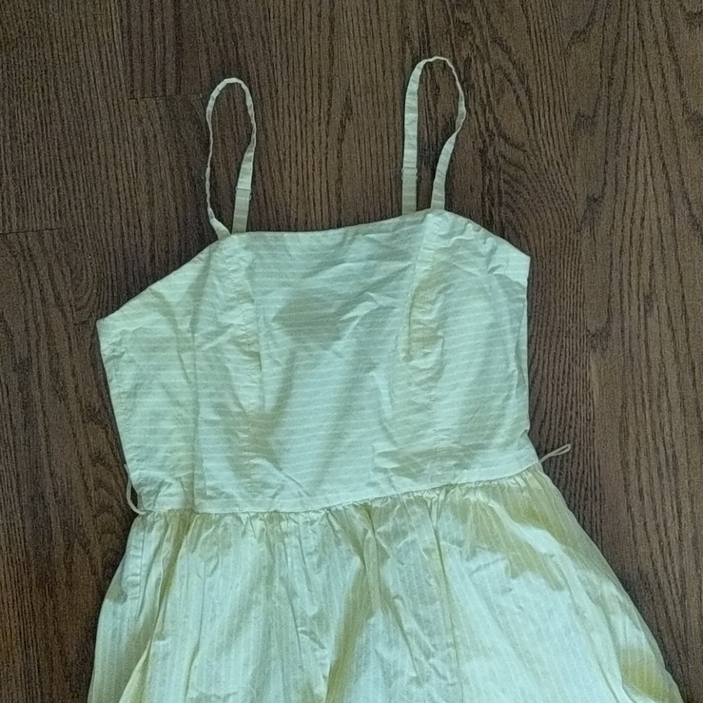 JCrew Yellow Striped Summer Dress